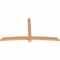 Ekena Millwork Bellingham Timber Gable Bracket, Western Red Cedar, 108"W x 58"H x 3 1/2"D x 5 1/2"F, 13/12 Pitch GBW108X58X0406BEL00SWR - alternate 2